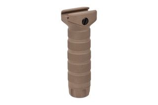 Troy Industries Modular Combat Grip in FDE installs easily onto picatinny rails, features a storage compartment and adjustable length.